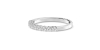 Demi Alliance en Or blanc et Diamants