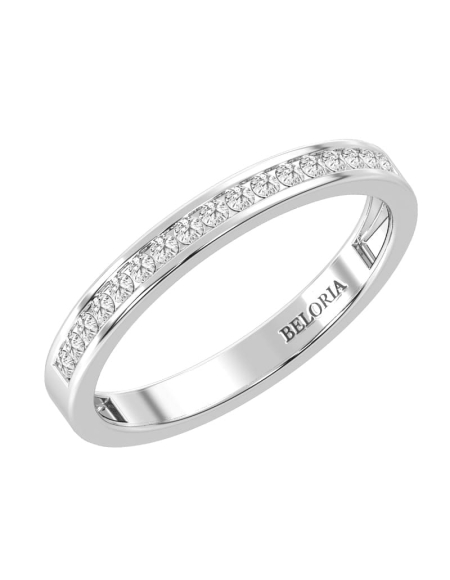 Demi Alliance Diamants Ronds Rail 2