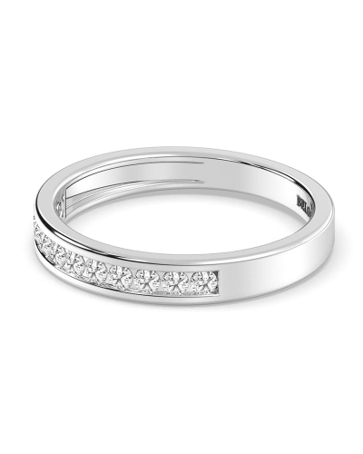 Demi Alliance Diamants Ronds Rail