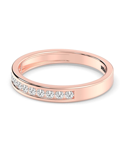 Demi Alliance Diamants Ronds Rail