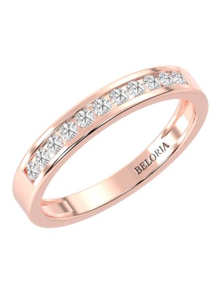 Demi Alliance Diamants Ronds Rail 2