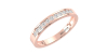 Demi Alliance Diamants Ronds Rail