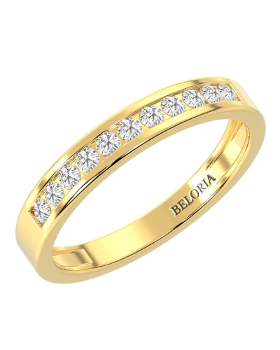 Demi Alliance Diamants Ronds Rail