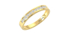 Demi Alliance Diamants Ronds Rail
