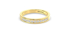Demi Alliance Diamants Ronds Rail