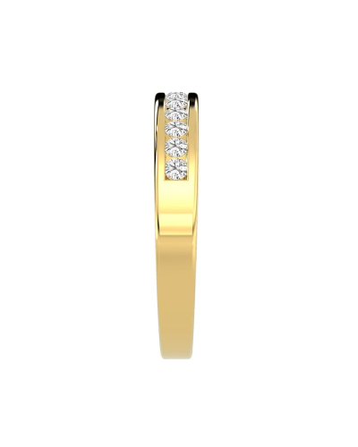 Demi Alliance Diamants Ronds Rail