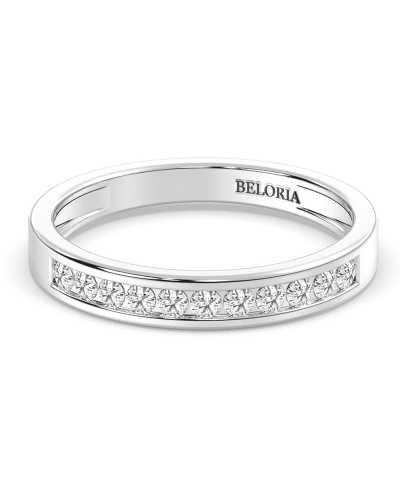 Demi Alliance Diamants Ronds Rail