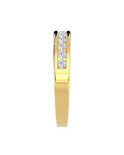 Demi Alliance Diamants Ronds Rail