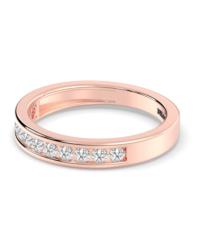 Demi Alliance Diamants Ronds Rail