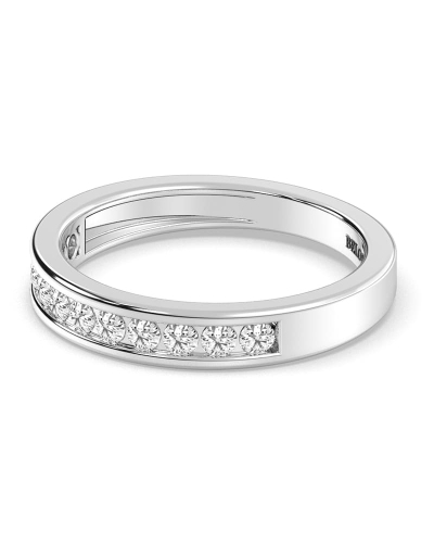 Demi Alliance Diamants Ronds Rail