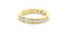 Demi Alliance Diamants Ronds Rail