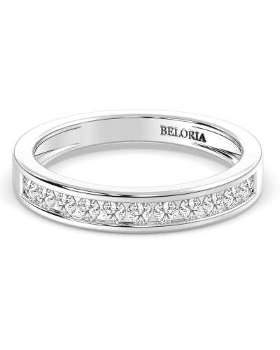 Demi Alliance Diamants Ronds Rail