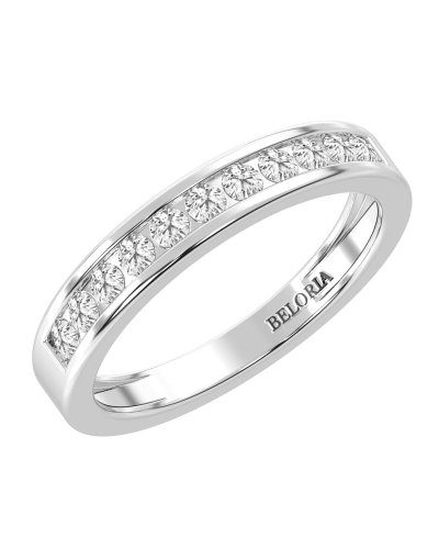 Demi Alliance Diamants Ronds Rail