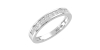 Demi Alliance Diamants Ronds Rail