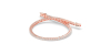 Bracelet Rivière de Diamants en Or rose