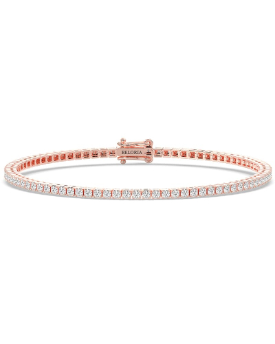 Bracelet Rivière de Diamants en Or rose