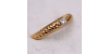 Bague en OR Jaune ornée d'un diamant central de 0.10 carat