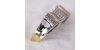 Bague bi-color Jaune et Blanc ornée de Diamants pour Femme