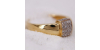 Bague en Or Jaune ornée d'un pavage de diamants pour Femme