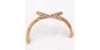 Bague en Forme de Croix en Or Jaune et entièrement sertie d'oxydes