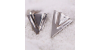 Boucles d'oreilles Triangle en or blanc