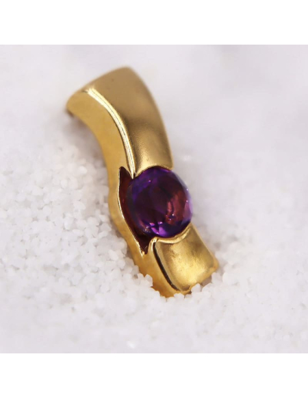 Pendentif Améthyste en Or Jaune pour Femme 2