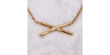Collier Croix - Collier en or jaune, orné d'une croix en pendentif