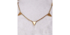 Collier Yasmine - Collier en Or Jaune orné de six petits triangles pour Femme