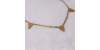 Collier Yasmine - Collier en Or Jaune orné de six petits triangles pour Femme
