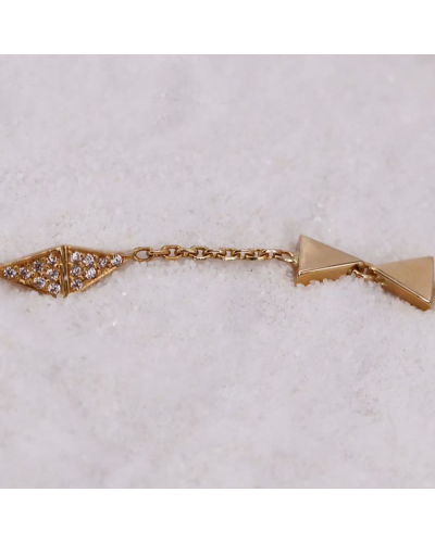 Bracelet - Bracelet de triangles sertis d'oxydes scintillants