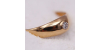 Bague - Solitaire Jonc en Or Jaune avec Diamant pour Femme
