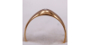 Bague - Solitaire Jonc en Or Jaune avec Diamant pour Femme