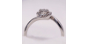 Bague - Solitaire sertie de Diamants pour Femme