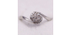 Bague - Solitaire sertie de Diamants pour Femme
