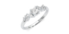 Bague Divinité - Solitaire en Or jaune Accompagné de Diamants