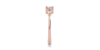 Bague Solitaire en or rose Accompagné de Diamants