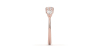 Bague Solitaire en or rose Accompagné de Diamants