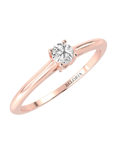Solitaire diamant rond