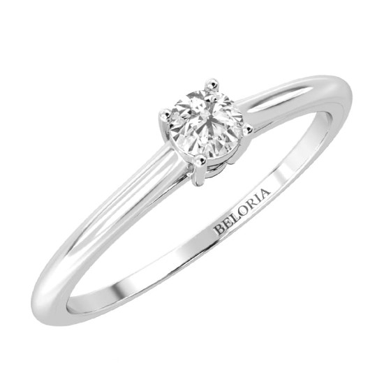 Solitaire diamant rond