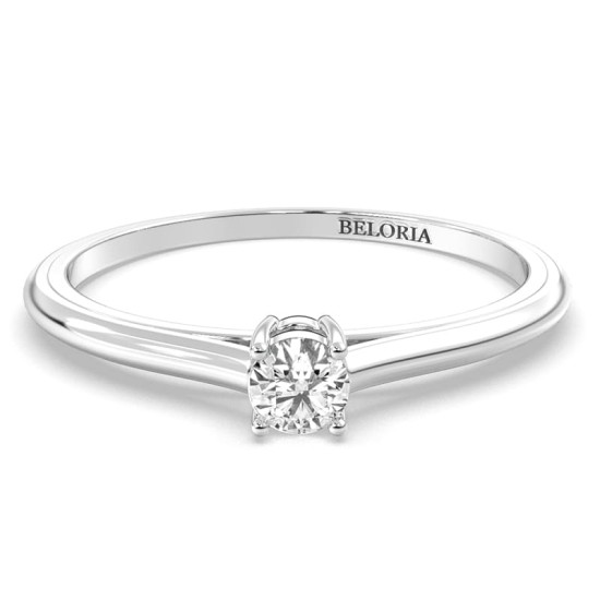 Solitaire diamant rond