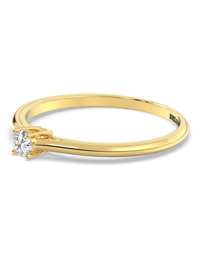 Solitaire diamant rond
