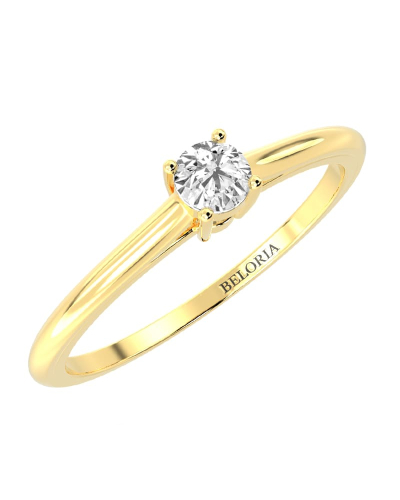 Solitaire diamant rond