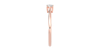 Bague Solitaire en or rose avec un Diamant Ovale