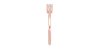 Bague Solitaire en or rose avec Diamant Coussin