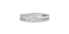 Alliance en or blanc une sertie tour complet diamants princesse