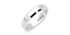 Alliance jonc classique en Or blanc