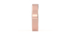 Alliance Jonc sertie d'un diamant princesse en or rose
