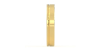 Alliance Jonc en Or jaune avec Liserés Brillants pour Homme