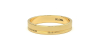 Alliance Jonc en Or jaune avec Liserés Brillants pour Homme