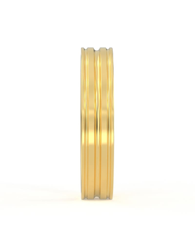Alliance Jonc en Or jaune pour Homme